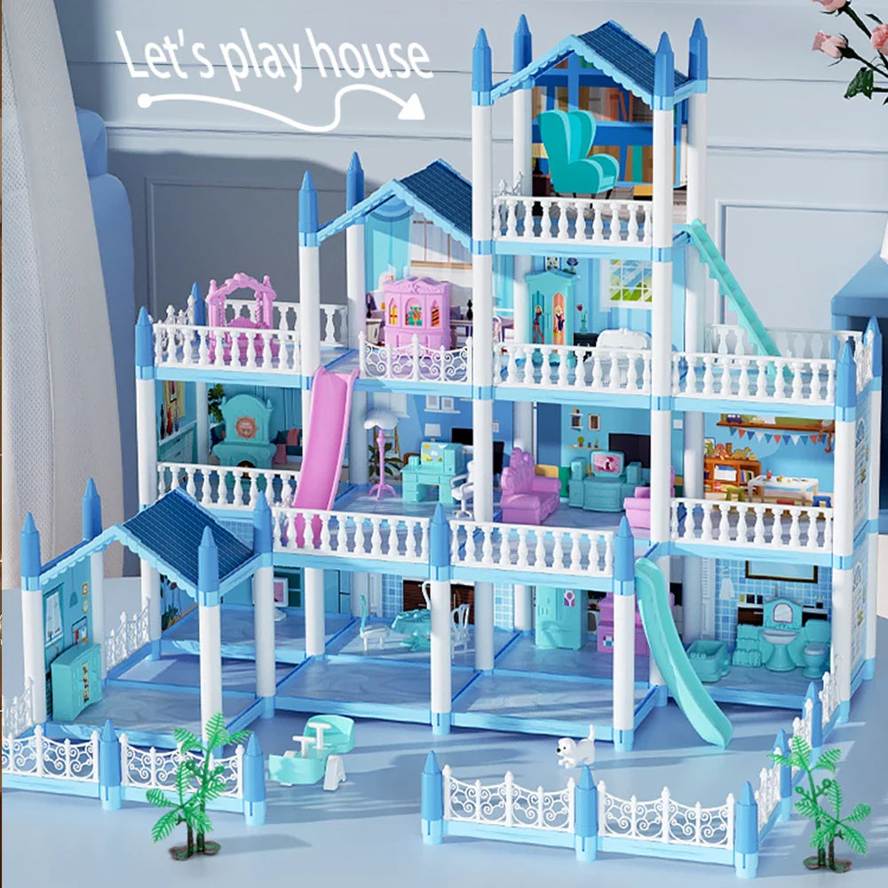 ColorCasa™ – DIY 3D Cartoon Dollhouse Kit – Creative Miniature House for Kids 4