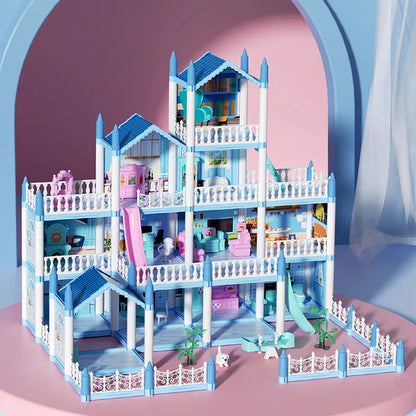 ColorCasa™ – DIY 3D Cartoon Dollhouse Kit – Creative Miniature House for Kids 5