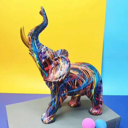 Vibrant Art Sculpture - Colourful Modern Decor