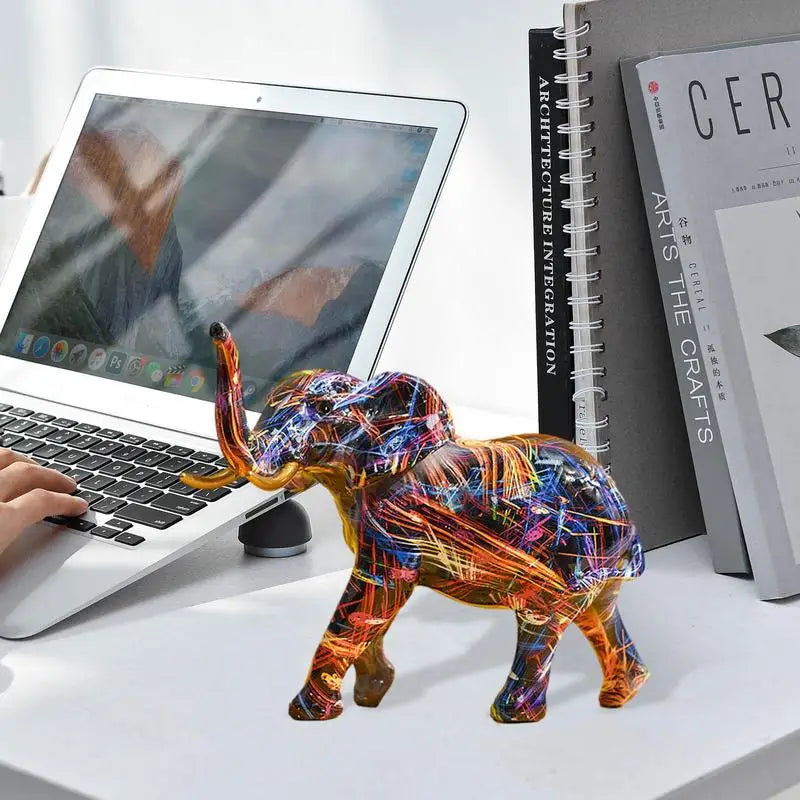 Vibrant Art Sculpture - Colourful Modern Decor