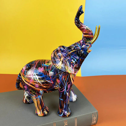 Vibrant Art Sculpture - Colourful Modern Decor