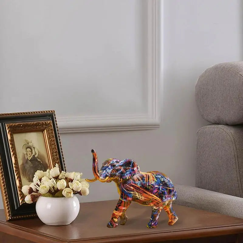 Vibrant Art Sculpture - Colourful Modern Decor