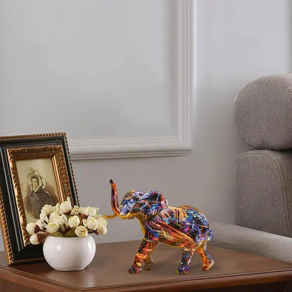 Vibrant Art Sculpture - Colourful Modern Decor