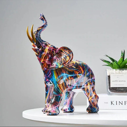 Vibrant Art Sculpture - Colourful Modern Decor - Lusomart