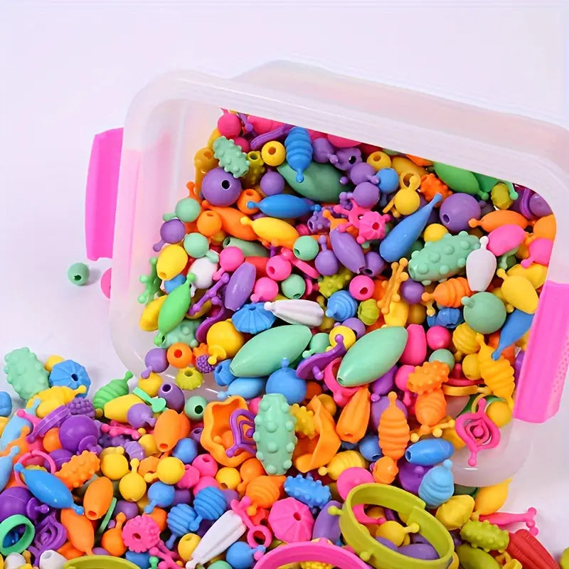 ColorfulBead Haven | Engaging Jewelry Making Kit for Creative Kids 3