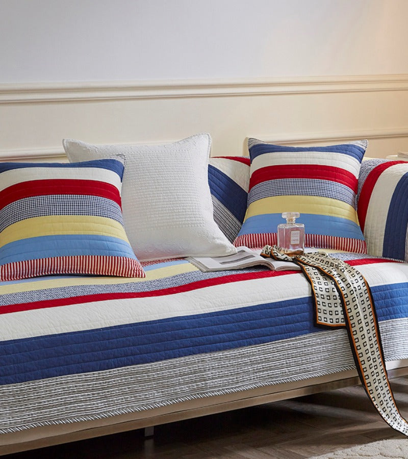 Vibrant Patterned Sofa Slipcover Furniture Protector