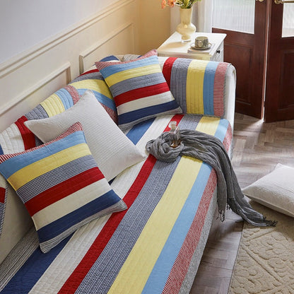 Vibrant Patterned Sofa Slipcover Furniture Protector