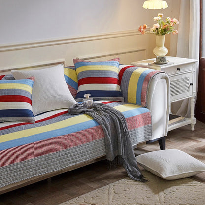 Vibrant Patterned Sofa Slipcover Furniture Protector - Lusomart