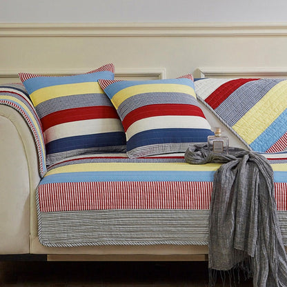 Vibrant Patterned Sofa Slipcover Furniture Protector