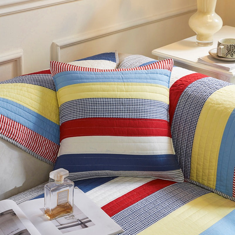 Vibrant Patterned Sofa Slipcover Furniture Protector