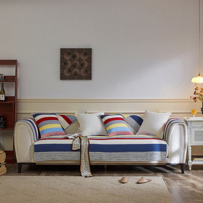 Vibrant Patterned Sofa Slipcover Furniture Protector