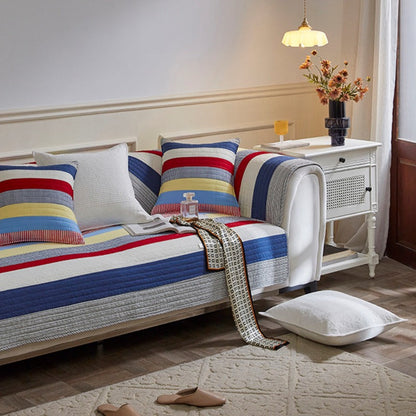 Vibrant Patterned Sofa Slipcover Furniture Protector