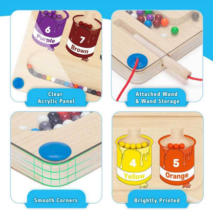 Colorful Magnetic Counting Puzzle - MagniTally 5
