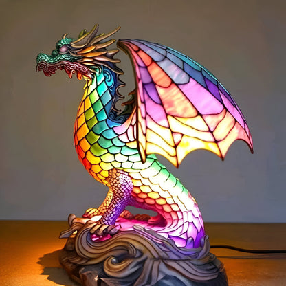 Colorful Animal Glass Table Light Fixture