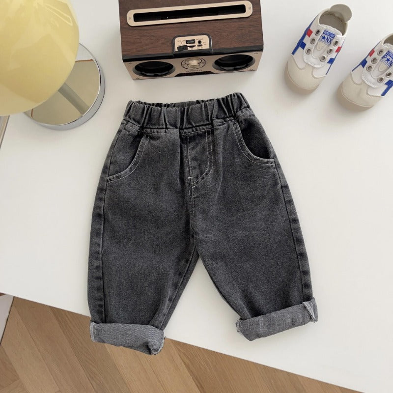 ComfiDenim™ – Loose-Fitting Jeans with Adjustable Waist – Unisex Kids' Trousers 3