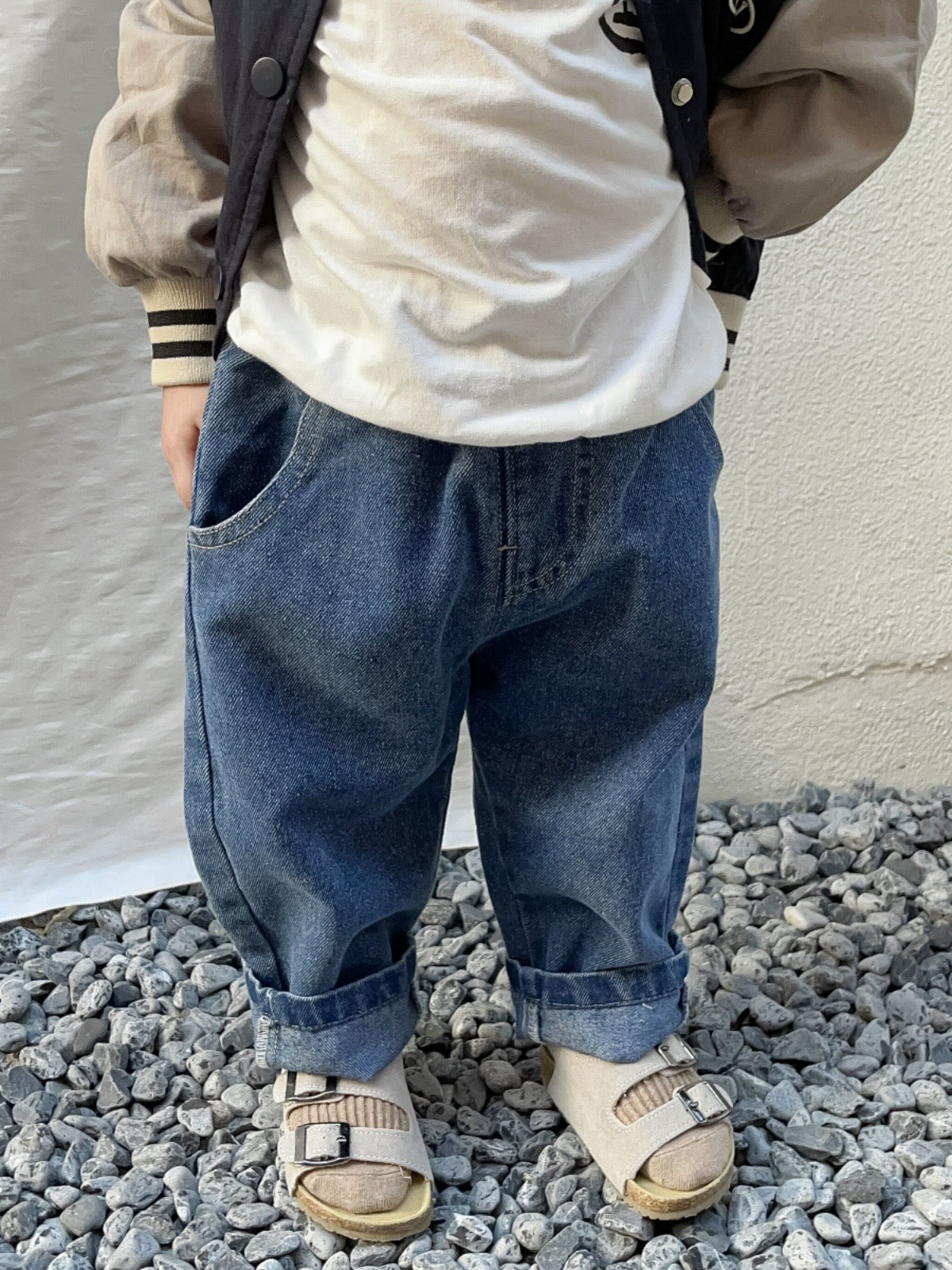 ComfiDenim™ – Loose-Fitting Jeans with Adjustable Waist – Unisex Kids' Trousers 7