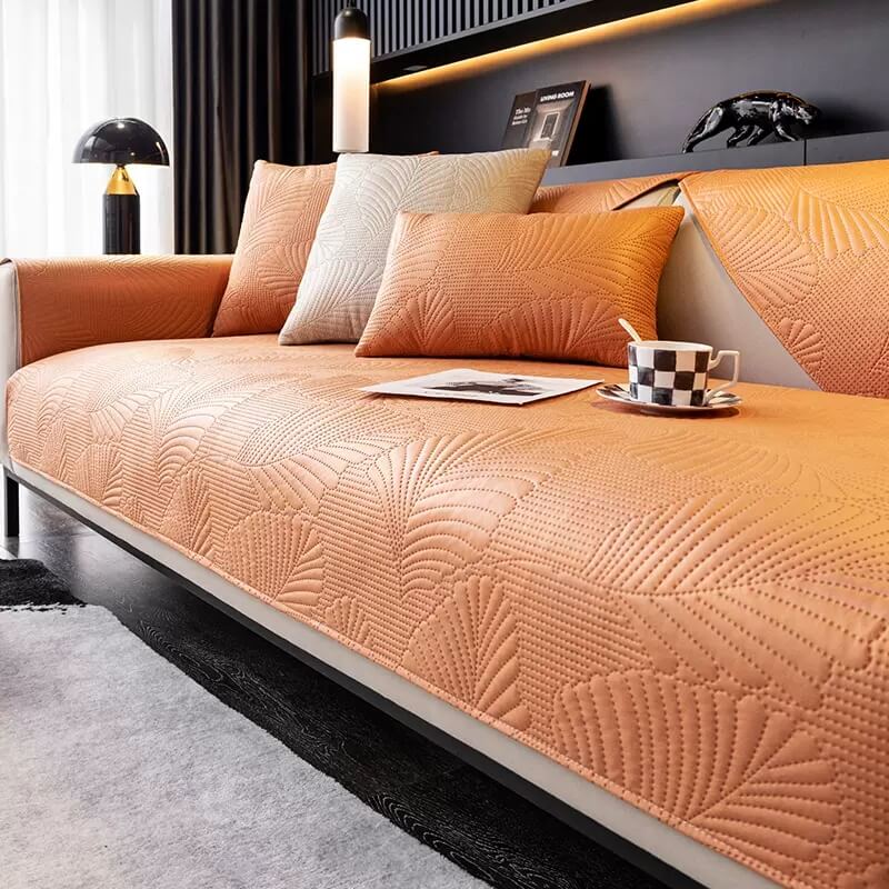 Premium Faux Leather Waterproof Sofa Cover Protector