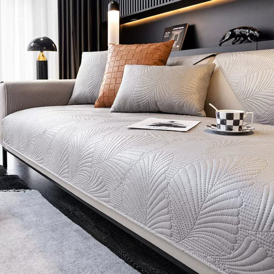 Premium Faux Leather Waterproof Sofa Cover Protector - Lusomart