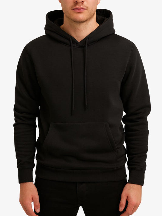 Soft Relaxed Fit Men's Hoodie for Daily Wear - Lusomart