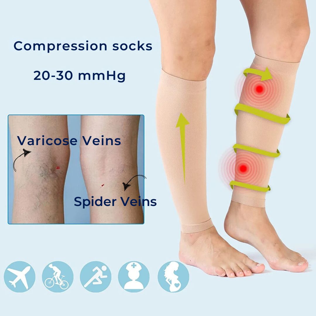 Performance Compression Socks For Improved Circulation