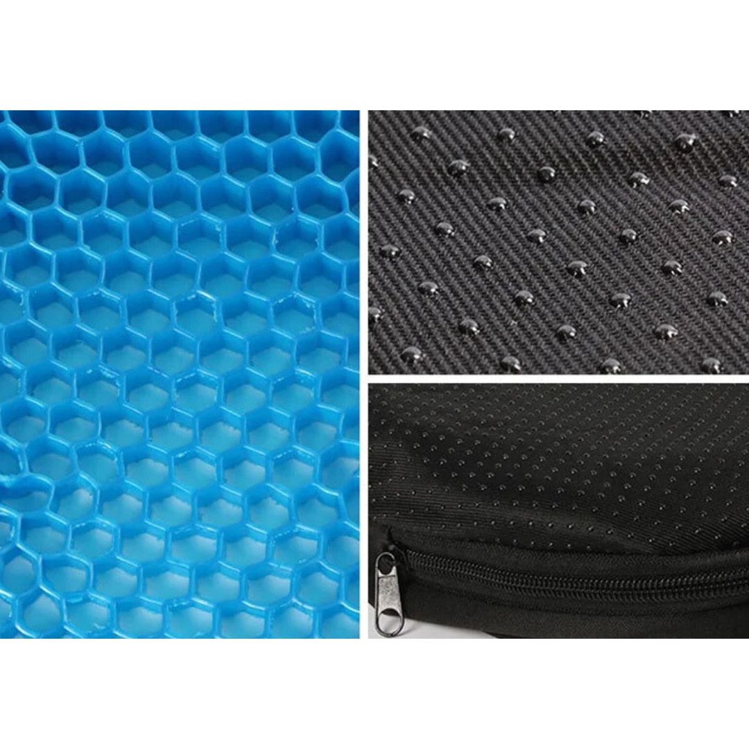 Comfort Gel Cushion For Back And Tailbone Support