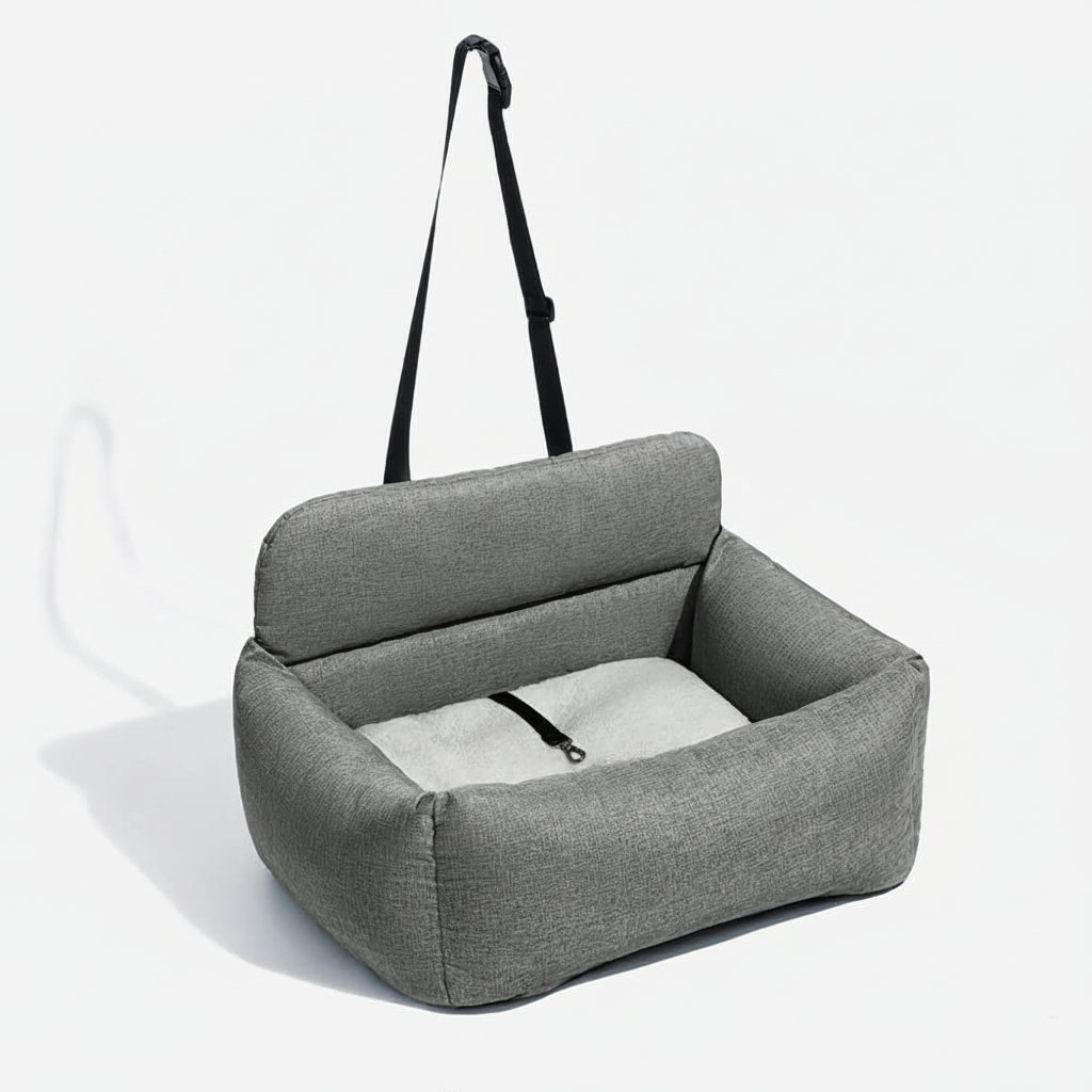 ComfortPaws | Durable Large Washable Dog Car Bed with Secure Straps 5
