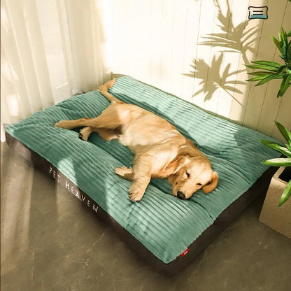 Comfortable Orthopedic Dog Bed for Large Breeds with Supportive Foam – Non-Slip Fleece Design 2
