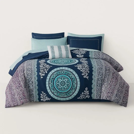 Rustic Chic Bedding Set Queen Size with Sheets - Lusomart