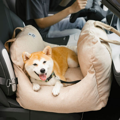 ComfyPaw | Cozy Adjustable Dog Seat Bed for Safe Travel 16