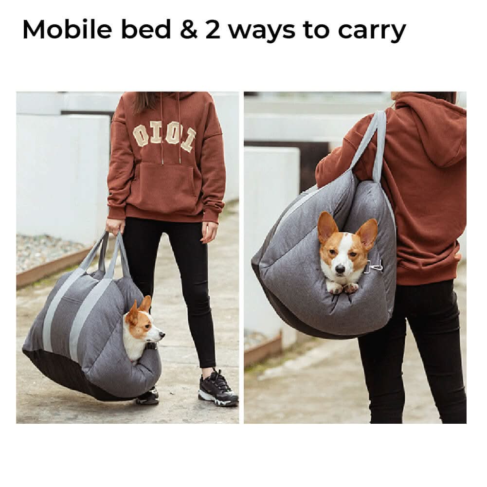 ComfyPaw | Cozy Adjustable Dog Seat Bed for Safe Travel 4