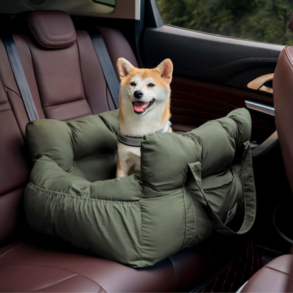 ComfyPaw | Cozy Adjustable Dog Seat Bed for Safe Travel 9