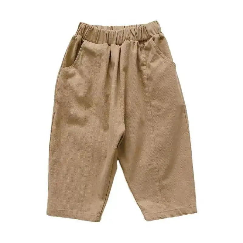 Soft Flexible Kids Pants with Elastic Waistband - Lusomart