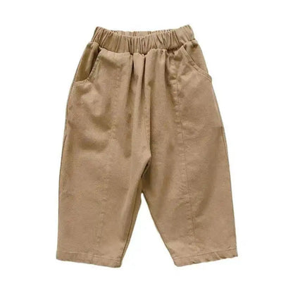 Soft Flexible Kids Pants with Elastic Waistband - Lusomart