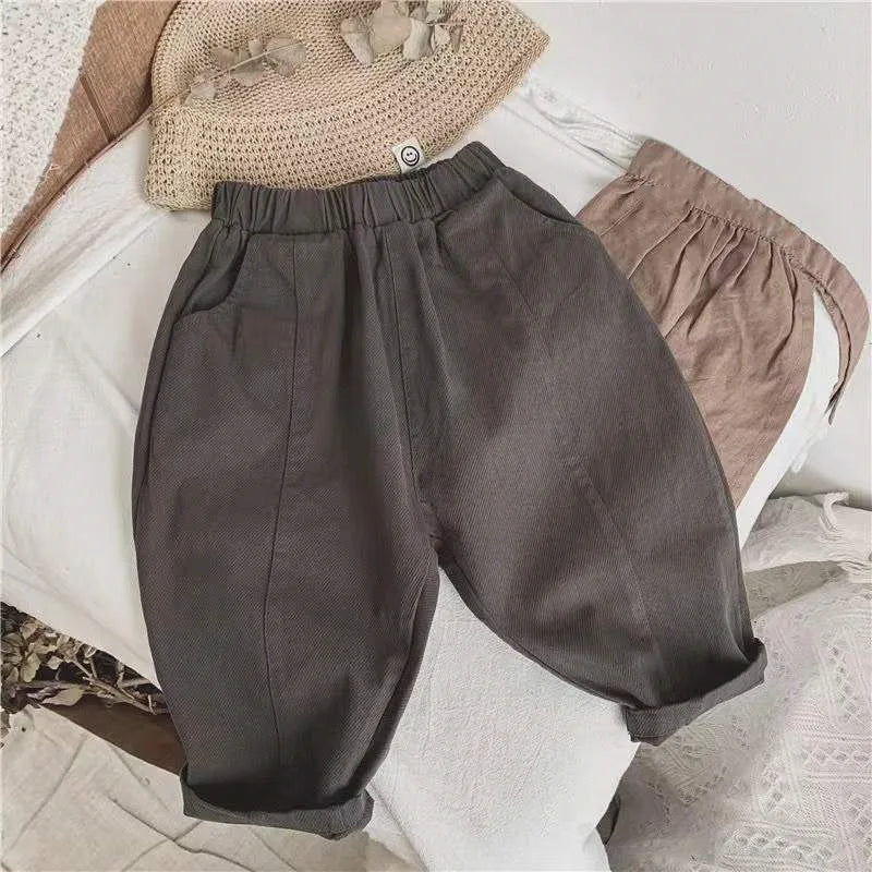 ComfyStretch™ – Cotton Kids Pants with Elastic Waist – Comfort for Every Season 1