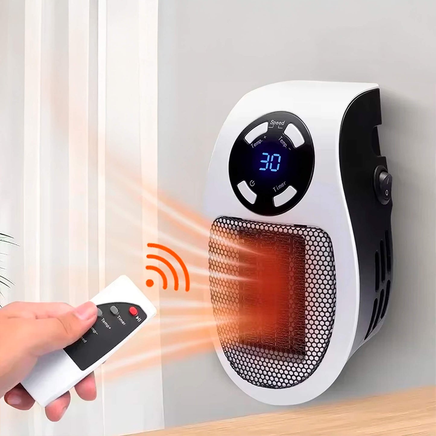 Compact Portable Electric Mini Space Heater - Lusomart