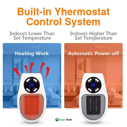 Compact Portable Electric Mini Space Heater