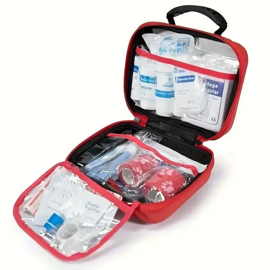 Pet First Aid Kit | Portable Emergency Care Box - Lusomart