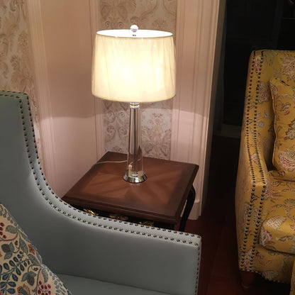 Slim Modern Table Lamp with Warm Gentle Glow - Lusomart