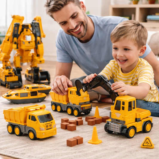 Fun Magnetic Blocks Car Building Kit For Children - Lusomart