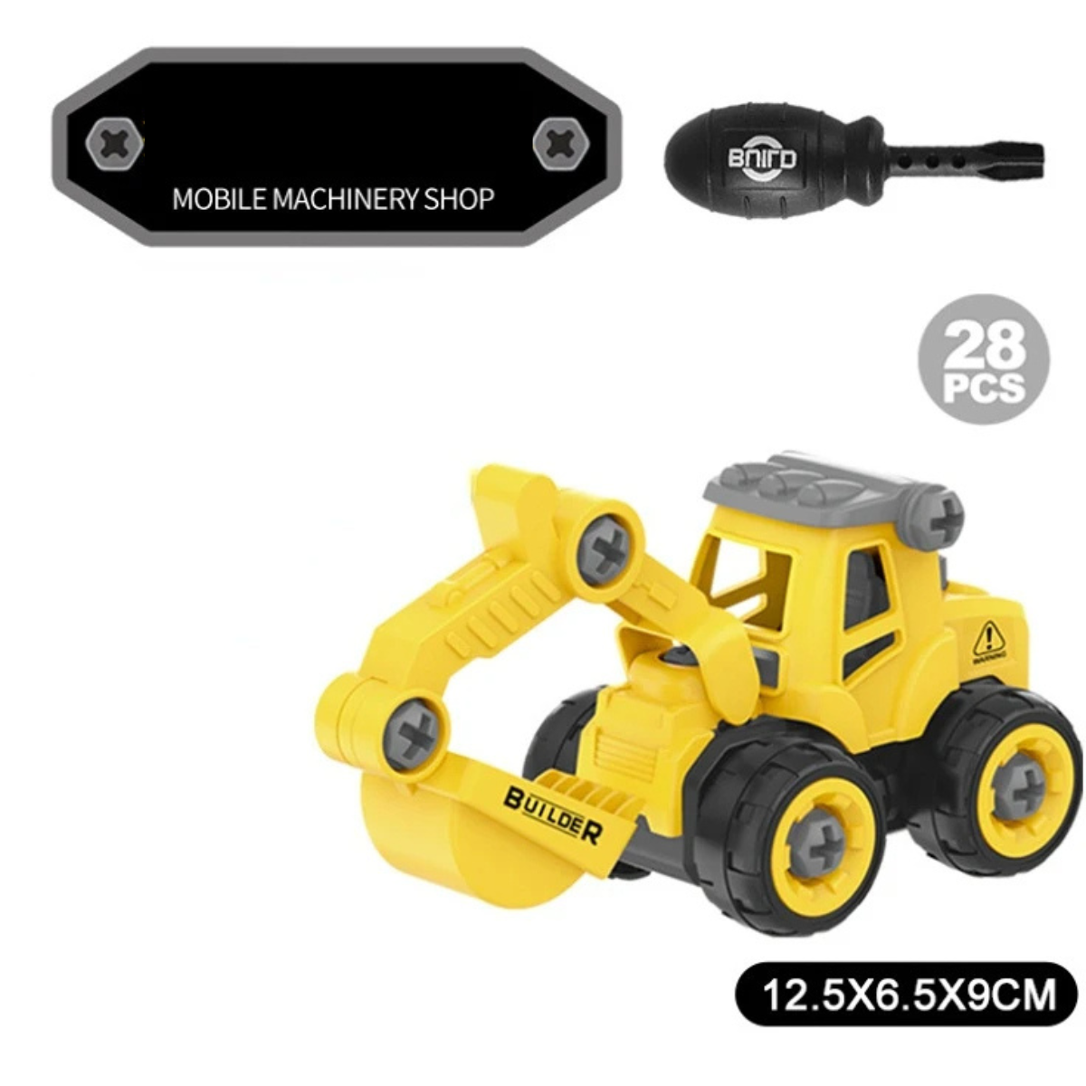 Construction trucks - technology and imagination with construction vehicles - DIY construction vehicle 15