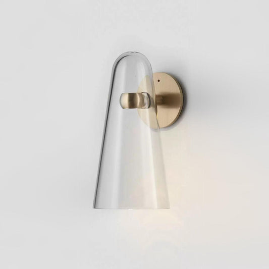 Sleek Glass Modern Wall Light - Lusomart