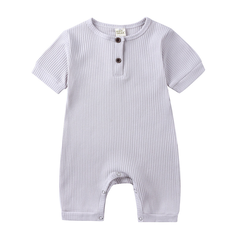 Comfortable Baby Summer Onesie with Easy Snap Fastening - Lusomart