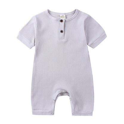 Comfortable Baby Summer Onesie with Easy Snap Fastening - Lusomart