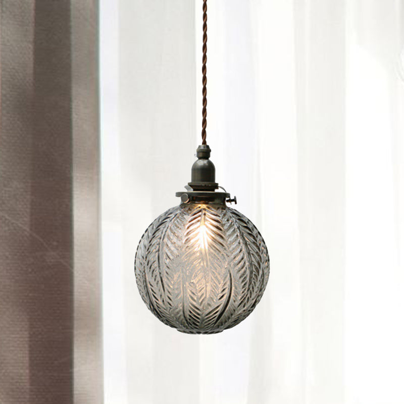 Classic Etched Glass Pendant Lamp