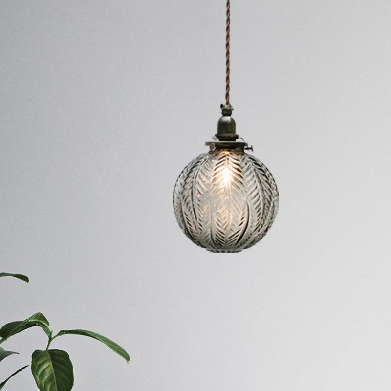 Classic Etched Glass Pendant Lamp