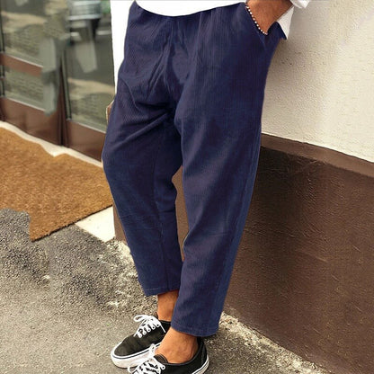 CorduroyClassic | Stylish Vintage Loose Fit Men's Trousers for Casual Wear 1