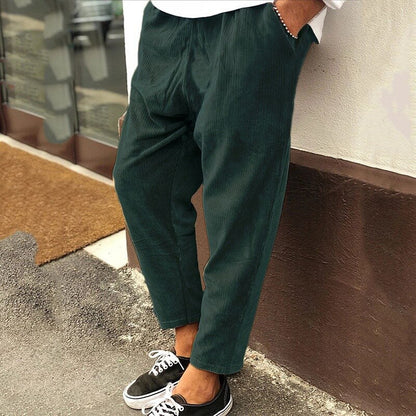 CorduroyClassic | Stylish Vintage Loose Fit Men's Trousers for Casual Wear 2