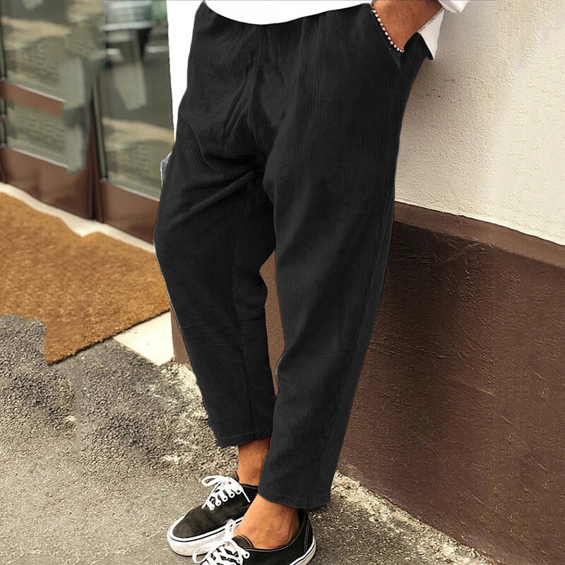 CorduroyClassic | Stylish Vintage Loose Fit Men's Trousers for Casual Wear 3