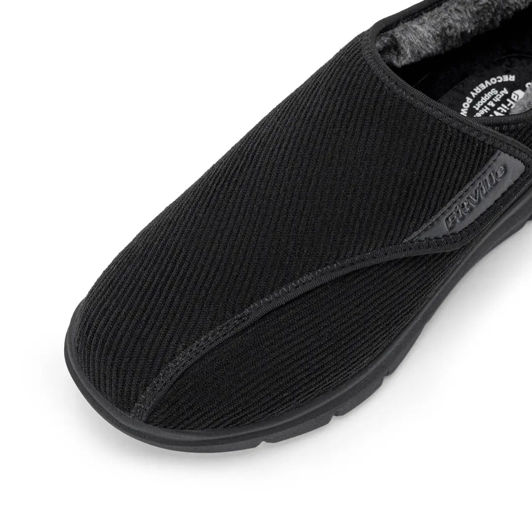 CorduroyComfort | Cozy Extra Wide Men's Orthopedic Winter Slippers 3