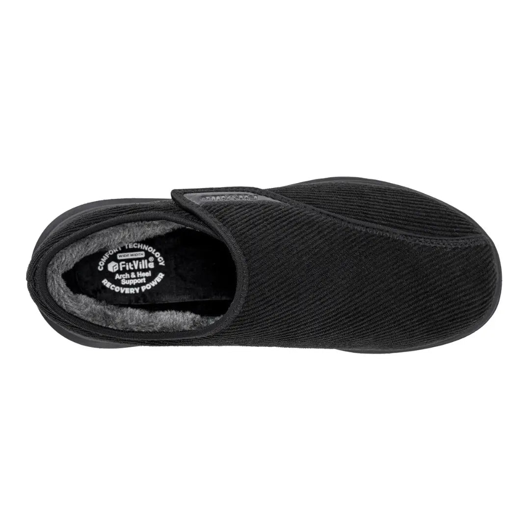 CorduroyComfort | Cozy Extra Wide Men's Orthopedic Winter Slippers 5